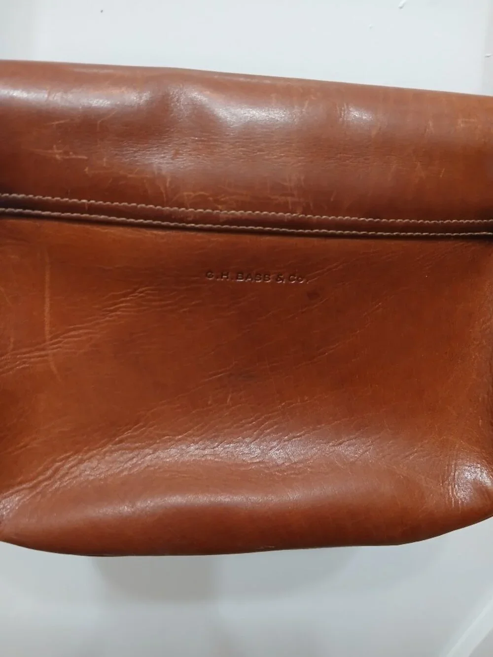 G.H.Bass & Co. Leather Satchel🤎